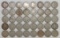 40 Liberty V Nickels; Various Dates 1904 to 1909
