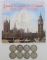 8 Canadian 80% Silver Quarters; Various Dates & UK British Unc Coin Set
