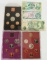 1978, 1979 & 1980 Coinage Of The United Kingdom & Northern Ireland