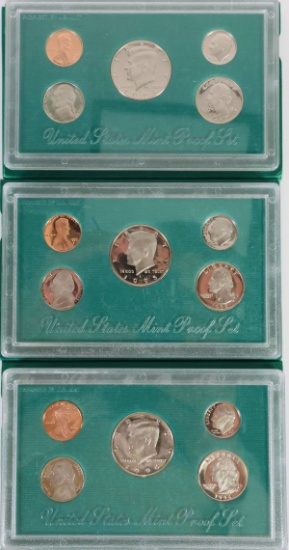 1994, 1995 &1996 US Mint Proof Sets