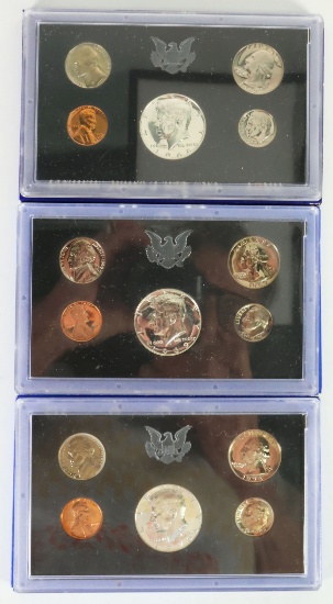 1968, 1969 & 1970 US Mint Proof Sets
