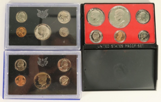 1971, 1972 & 1973 US Mint Proof Sets