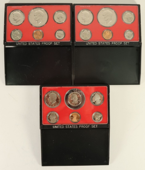 1977, 1978 & 1979 US Mint Proof Sets