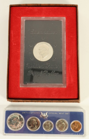1967 US Special Mint Set & 1971 Eisenhower US Proof Dollar