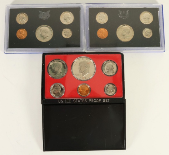 1971, 1972 & 1973 US Mint Proof Sets
