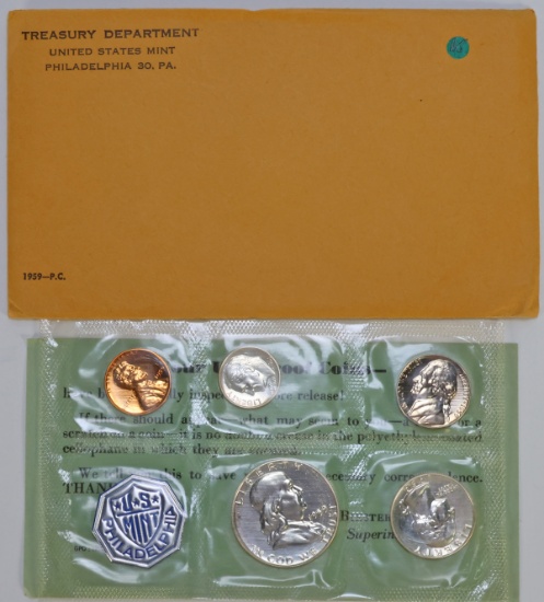 1959 US Mint Proof Coin Set