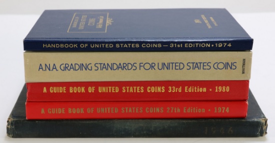 5 Books/Guides of United States Coins