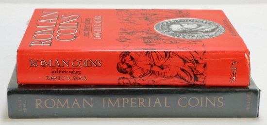 2 Roman Coin Books; Roman Coins And Their Values, Davis R Sear &