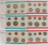 3 1980 US Mint Uncirculated Coin Sets