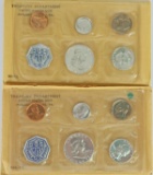 1961 & 1963 US Mint Proof Coin Sets