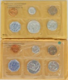 1961 & 1962 US Mint Proof Coin Sets