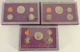 1984, 1986 & 1988 US Mint Proof Sets