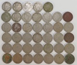 40 Liberty V Nickels; Various Dates 1899 to 1902