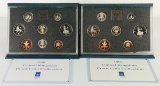 2 United Kingdom Proof Coin Collection Sets; 1990 & 1991