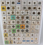 5 Coin Collection Pages of Foreign Coins