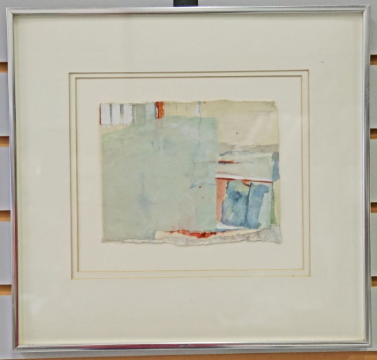 Abstract Art Painting By Mary Heebner, 1977