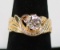14K Gold Ring W/Diamond, 6.7 Grams
