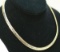 14K Gold Herringbone Style Necklace, 33.2 Grams