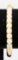 14K Gold Bracelet W/Pearls, 15.7 Grams