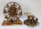 2 Tin Copper Music Boxes; Ferris Wheel & Train