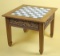 Chess - Checkers Table w/ Carved Asian Inlays, 22