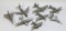 8 - Danbury Mint Pewter Planes; Flying Fortress, Boeing 707, Concorde & More