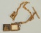 Vintage Locket Watch Fob w/ Chain