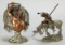 1994 End Of The Trail & War Cry Pewter Figurines