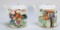 2 Chinese Famille Rose Rea Pots