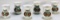 6 Chinese Famille Rose Scholar Items