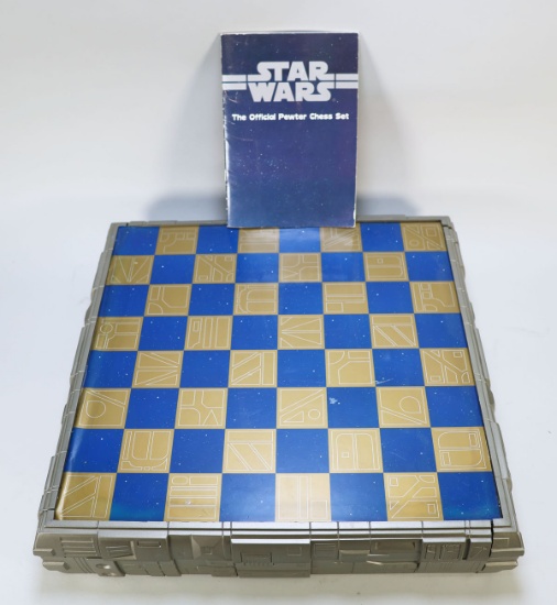 The Danbury Mint Official Star Wars Pewter Chess Set