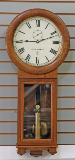 Seth Thomas No. 2 Weight Driven Regulator Clock, Ca. 1976