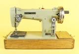 Vintage Brother TZ1-B651 Industrial Sewing Machine w/ Wooden Case