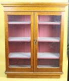 Vintage Oak Display Cabinet 39