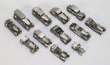 12 - Danbury Mint Small Replicas Of World-Famous Pewter Car Classics