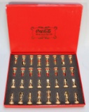 Coca-Cola Stained Glass Chess Set