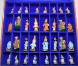 Alice In Wonderland Hand Painted Chess Set