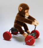 Vtg 1993 Steiff Record Peter Jocko Monkey Pull Toy