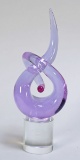 Venetian Murano Art Glass Love Knot Sculpture