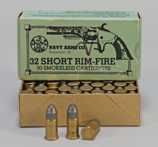 Navy Arms 32 Short Rim-Fire Smokeless Cartridges, 50 Rds.
