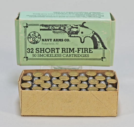 Navy Arms 32 Short Rim-Fire Smokeless Cartridges, 50 Rds.