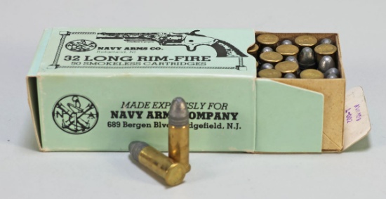 Navy Arms 32 LONG Rim-Fire Smokeless Cartridges, 50 Rds.