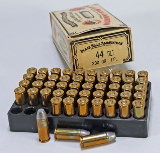 Black Hills .44 Colt Ammo, 230 Gr. FPL, 50 Rds.