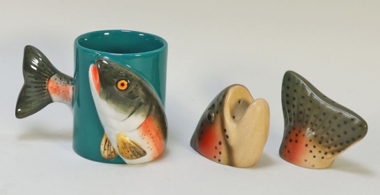 Fish Mug & Salt-Pepper Shakers