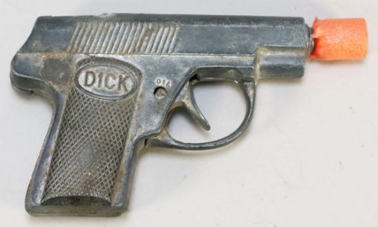 Vintage 1950's Dick Tracy Cap Gun W/Shoulder Holster