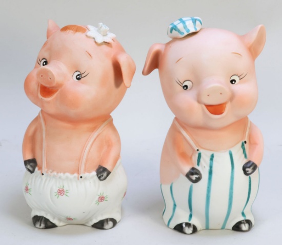 Girl & Boy Pig Piggy Banks