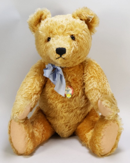 Steiff Blond Jointed Teddy Bear #408434 w/ Growler