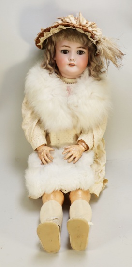 Heinrich  Handwerk- Simon & Halbig Dep German Bisque Head Doll