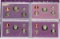 4 U.S. Proof Sets; 1987, 1988, 1989, 1990