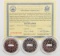 3 -44 Presidents Commemorative 2009 National Collector's Mint, COA Included